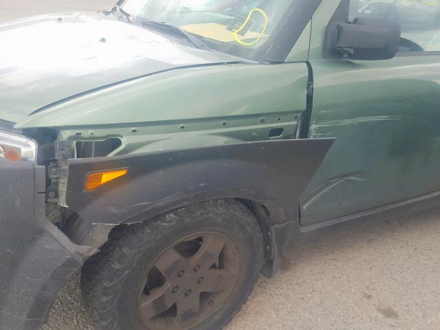 5J6YH28694L025896 - 2004 HONDA ELEMENT EX GREEN photo 9