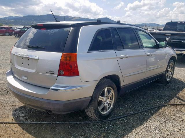 2A8GF68X37R364729 - 2007 CHRYSLER PACIFICA T SILVER photo 4