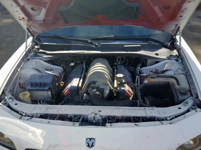 2B3LA73W06H327961 - 2006 DODGE CHARGER SR WHITE photo 7