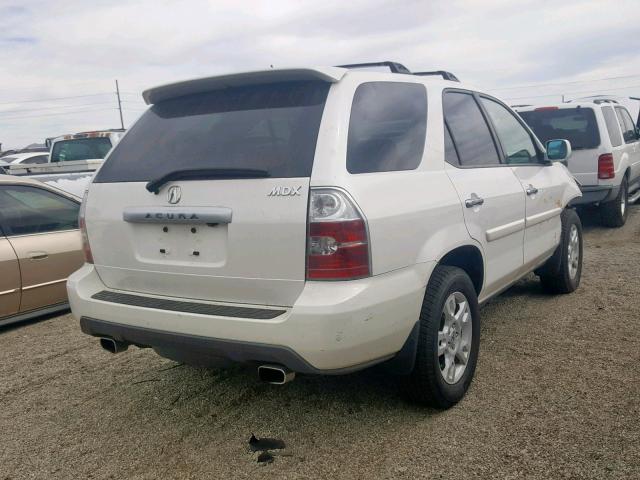 2HNYD18855H554543 - 2005 ACURA MDX TOURIN WHITE photo 4