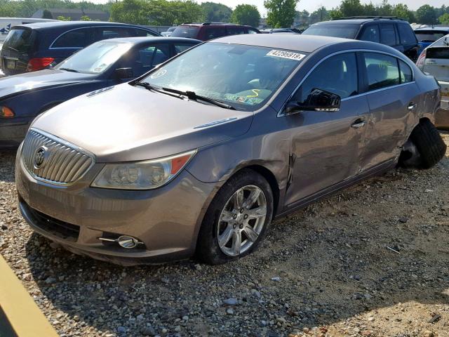 1G4GC5EC2BF193558 - 2011 BUICK LACROSSE C BROWN photo 2