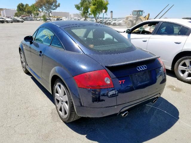 TRUWT28N231000440 - 2003 AUDI TT QUATTRO BLUE photo 3