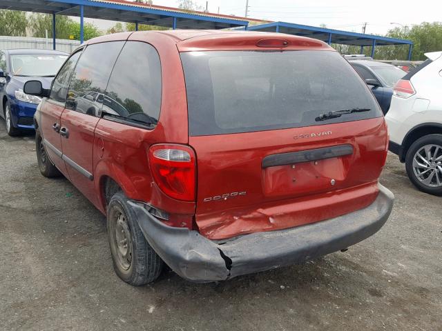 1D4GP25B16B755819 - 2006 DODGE CARAVAN SE RED photo 3