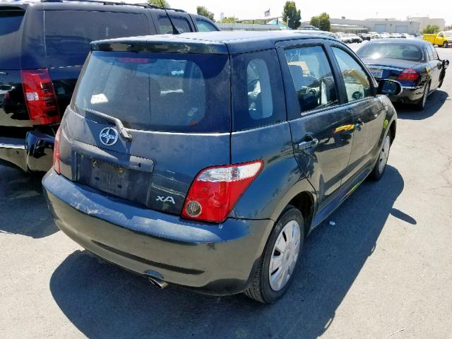 JTKKT604065006410 - 2006 TOYOTA SCION XA GRAY photo 4