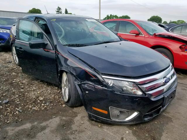 3FAHP0JA0BR266830 - 2011 FORD FUSION SEL BLACK photo 1