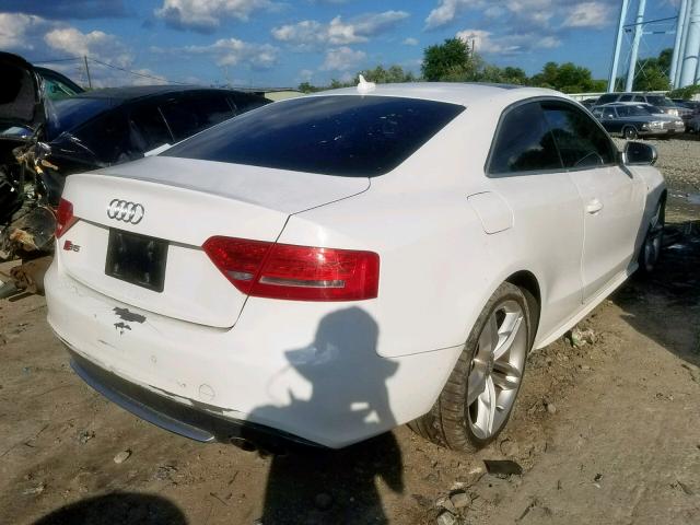 WAUVVAFR1AA032015 - 2010 AUDI S5 PRESTIG WHITE photo 4