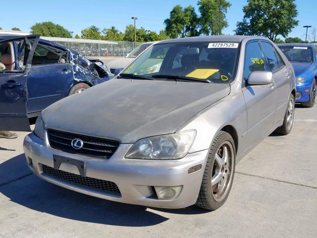 JTHBD192230073395 - 2003 LEXUS IS 300 GRAY photo 2