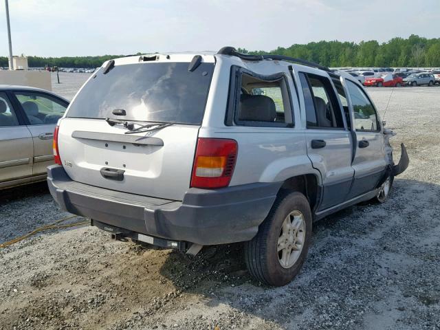 1J4GX48S33C550278 - 2003 JEEP GRAND CHER SILVER photo 4