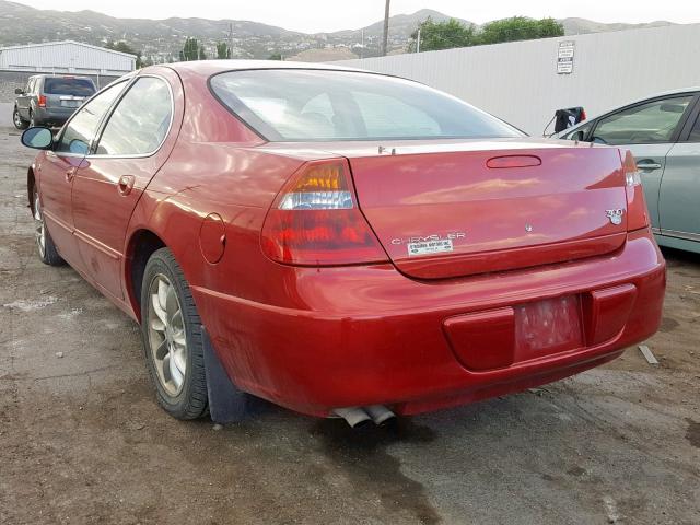 2C3HE66G13H526637 - 2003 CHRYSLER 300M RED photo 3