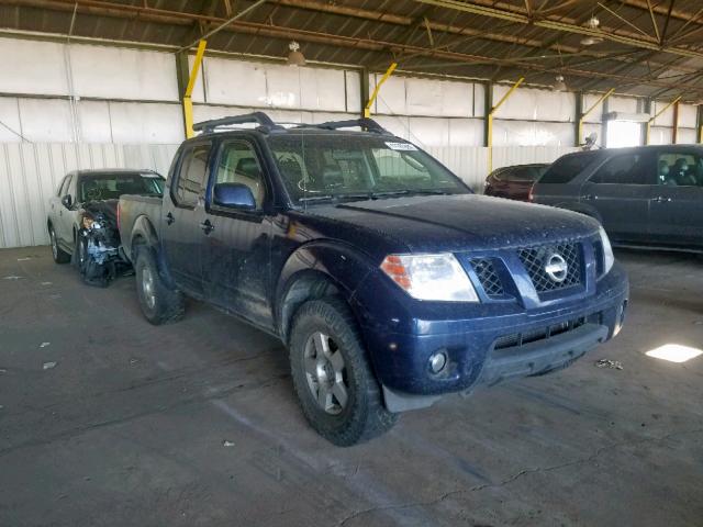 1N6AD0EV1AC418738 - 2010 NISSAN FRONTIER C BLUE photo 1