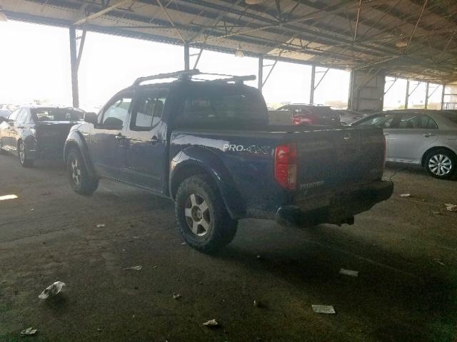 1N6AD0EV1AC418738 - 2010 NISSAN FRONTIER C BLUE photo 3