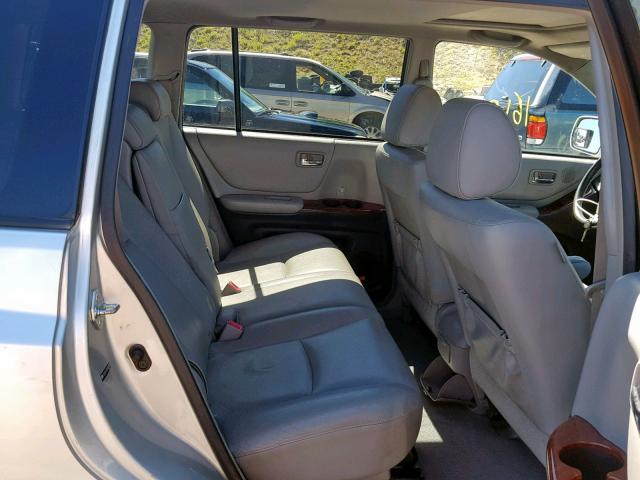 JTEEW21A370034754 - 2007 TOYOTA HIGHLANDER SILVER photo 6