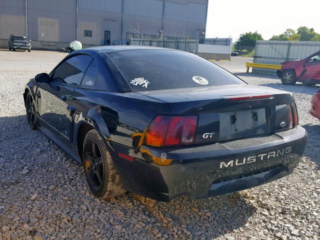 1FAFP42XX4F221847 - 2004 FORD MUSTANG GT BLACK photo 3