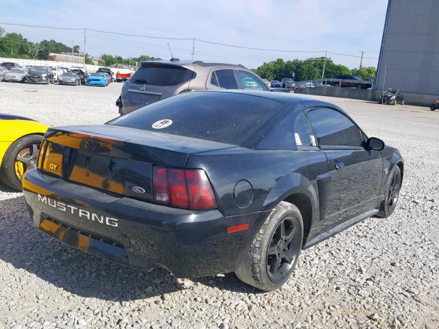 1FAFP42XX4F221847 - 2004 FORD MUSTANG GT BLACK photo 4