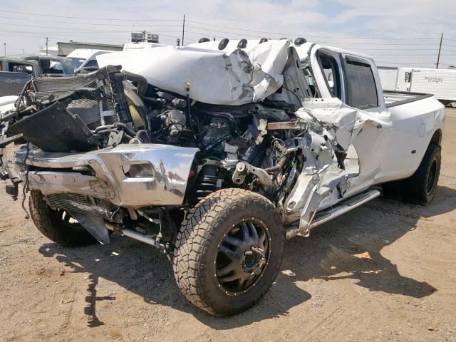 3C63RRHL4GG165214 - 2016 RAM 3500 SLT WHITE photo 2