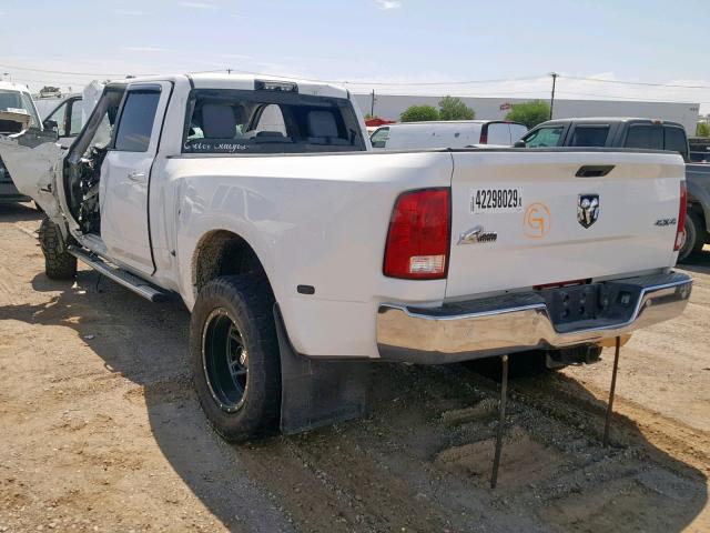 3C63RRHL4GG165214 - 2016 RAM 3500 SLT WHITE photo 3