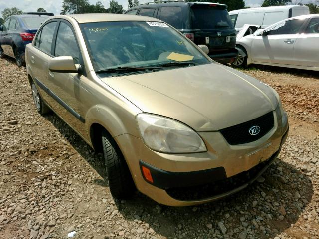 KNADE123X66081852 - 2006 KIA RIO GOLD photo 1