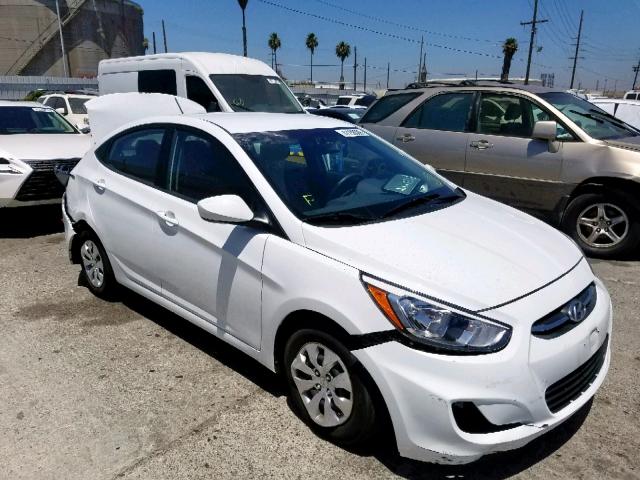 KMHCT4AE9HU250052 - 2017 HYUNDAI ACCENT SE WHITE photo 1