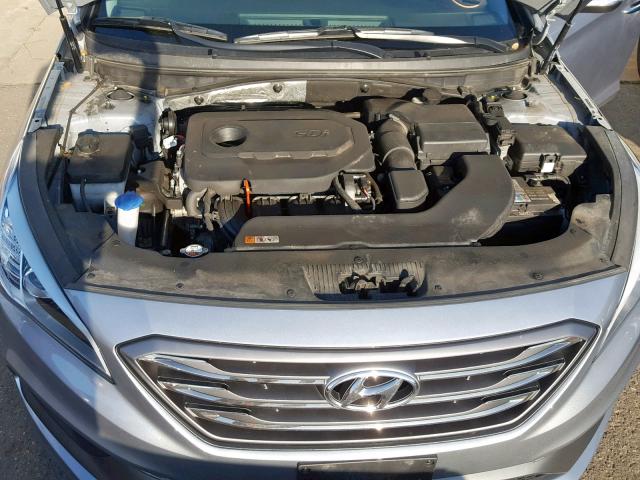 5NPE34AF4FH140751 - 2015 HYUNDAI SONATA SPO SILVER photo 7