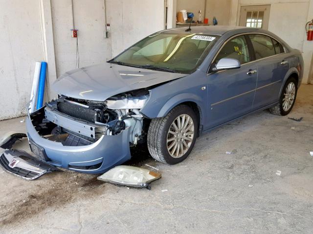 1G8ZV57797F253554 - 2007 SATURN AURA XR BLUE photo 2