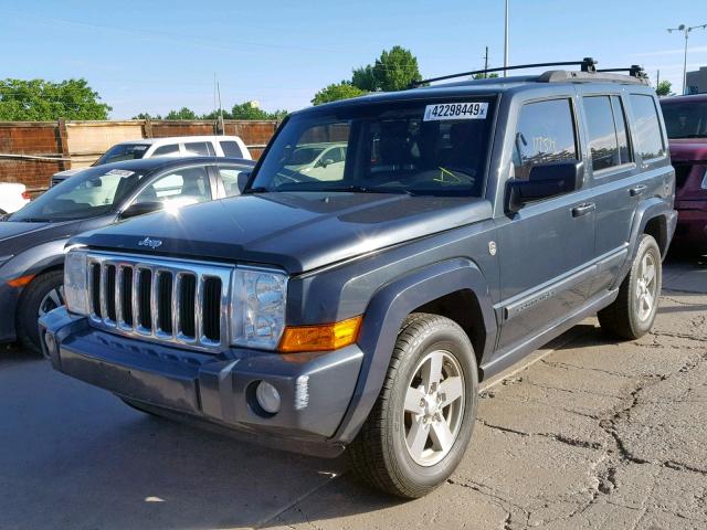 1J8HG48N08C163384 - 2008 JEEP COMMANDER GRAY photo 2