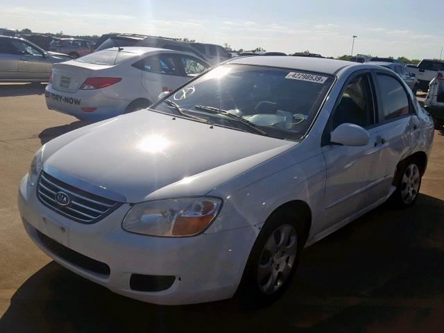 KNAFE121885535743 - 2008 KIA SPECTRA EX WHITE photo 2