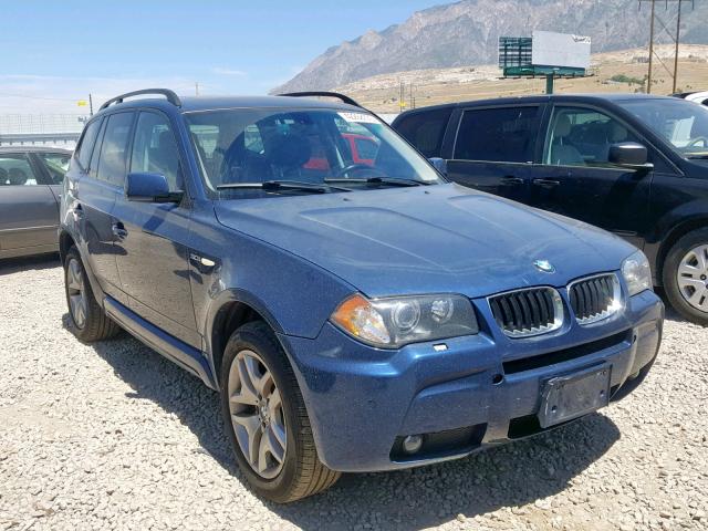 WBXPA934X6WG81343 - 2006 BMW X3 3.0I BLUE photo 1