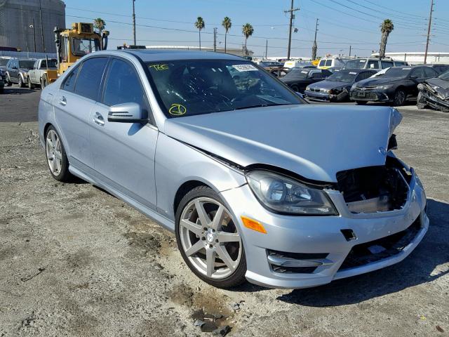 WDDGF4HB2DA767915 - 2013 MERCEDES-BENZ C 250 BLUE photo 1