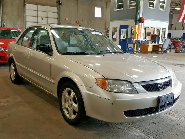 JM1BJ225120580839 - 2002 MAZDA PROTEGE DX TAN photo 1