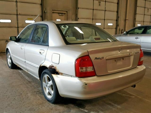 JM1BJ225120580839 - 2002 MAZDA PROTEGE DX TAN photo 3