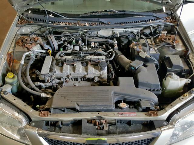 JM1BJ225120580839 - 2002 MAZDA PROTEGE DX TAN photo 7