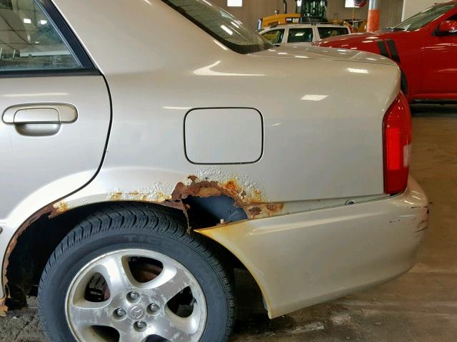 JM1BJ225120580839 - 2002 MAZDA PROTEGE DX TAN photo 9