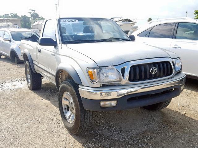 5TENM92N42Z894322 - 2002 TOYOTA TACOMA PRE SILVER photo 1