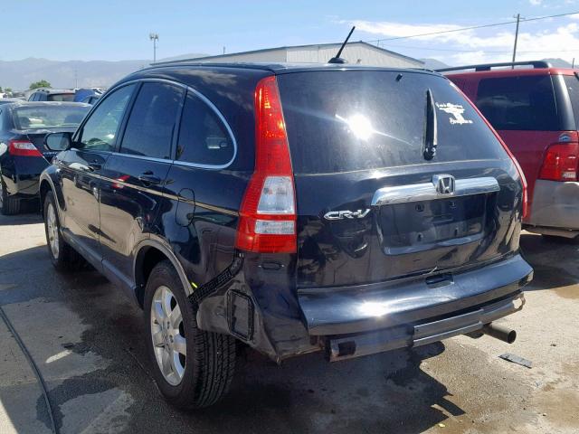 JHLRE48768C016671 - 2008 HONDA CR-V EXL BLACK photo 3