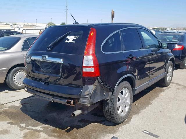 JHLRE48768C016671 - 2008 HONDA CR-V EXL BLACK photo 4