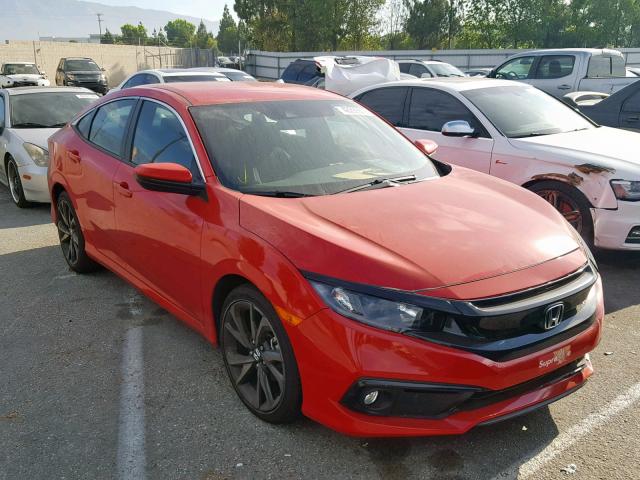 2HGFC2F82KH544526 - 2019 HONDA CIVIC SPOR RED photo 1