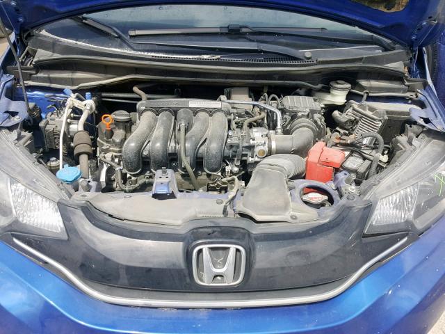 3HGGK5G74HM702325 - 2017 HONDA FIT EX BLUE photo 7