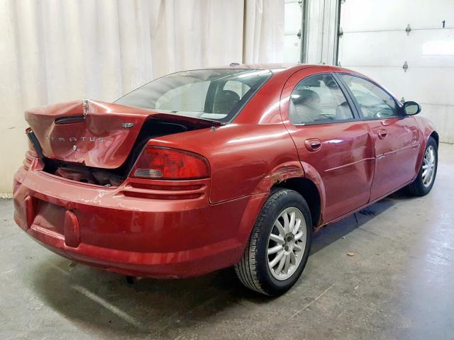 1B3EL46XX6N224043 - 2006 DODGE STRATUS SX RED photo 4