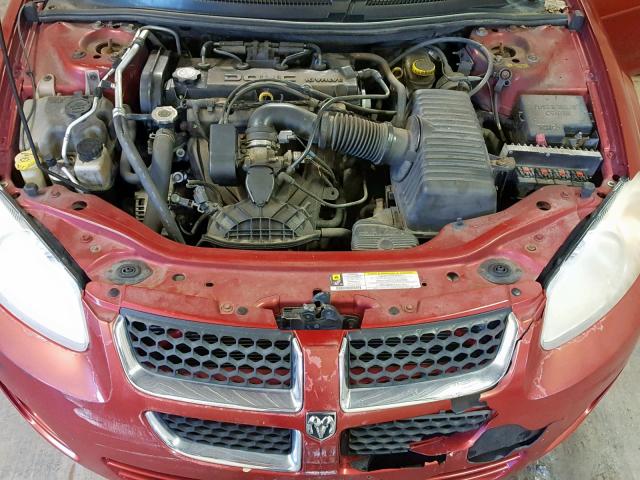 1B3EL46XX6N224043 - 2006 DODGE STRATUS SX RED photo 7