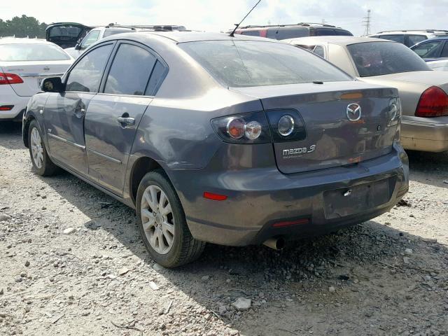 JM1BK123371681730 - 2007 MAZDA 3 S GRAY photo 3