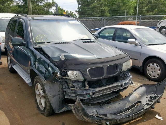 5UXFA53573LW23192 - 2003 BMW X5 3.0I GREEN photo 1