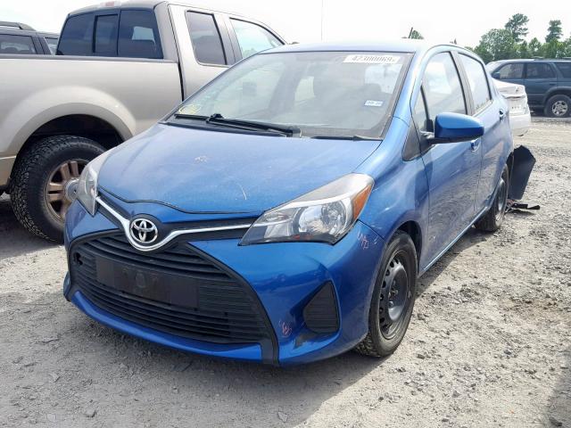 VNKKTUD34GA065442 - 2016 TOYOTA YARIS L BLUE photo 2