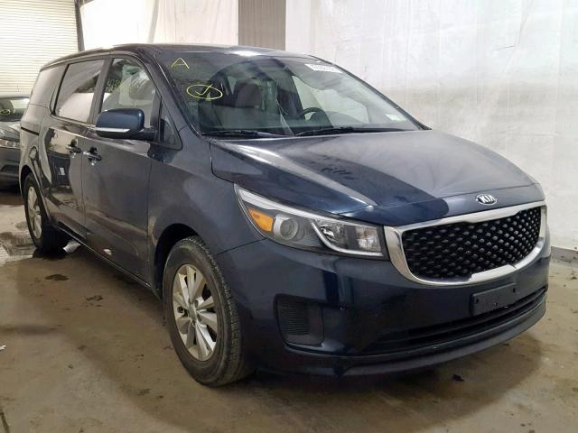 KNDMB5C14H6233885 - 2017 KIA SEDONA LX BLUE photo 1