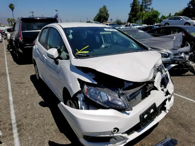 3HGGK5G47KM712960 - 2019 HONDA FIT LX WHITE photo 1