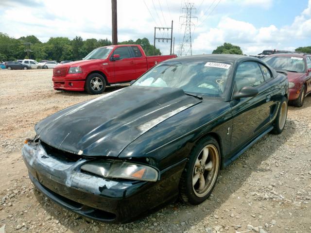 1FALP42X2TF160527 - 1996 FORD MUSTANG GT BLACK photo 2