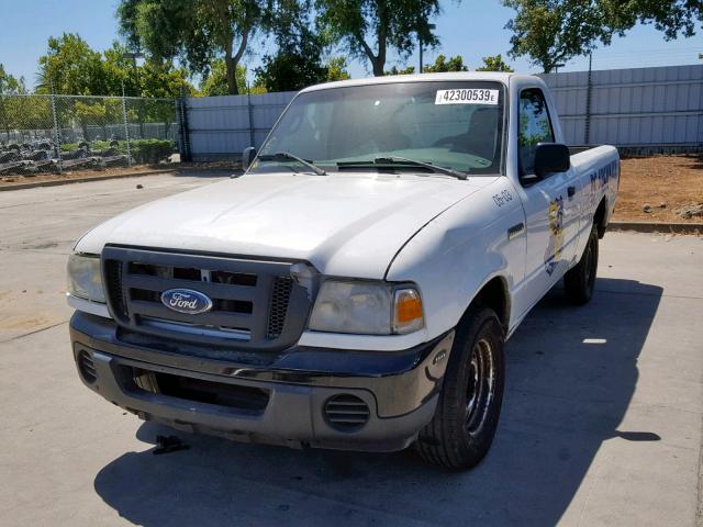 1FTYR10D35PA12353 - 2005 FORD RANGER WHITE photo 2