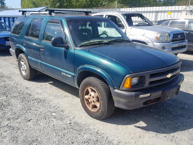 1GNDT13W4T2180730 - 1996 CHEVROLET BLAZER GREEN photo 1