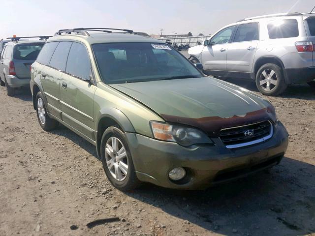 4S4BP61C957339284 - 2005 SUBARU LEGACY OUT GREEN photo 1