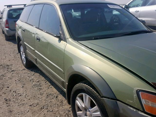 4S4BP61C957339284 - 2005 SUBARU LEGACY OUT GREEN photo 9