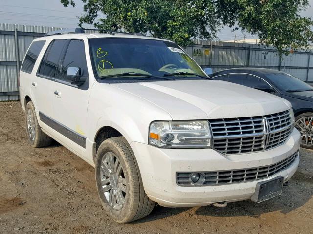 5LMFU27539EJ01215 - 2009 LINCOLN NAVIGATOR WHITE photo 1